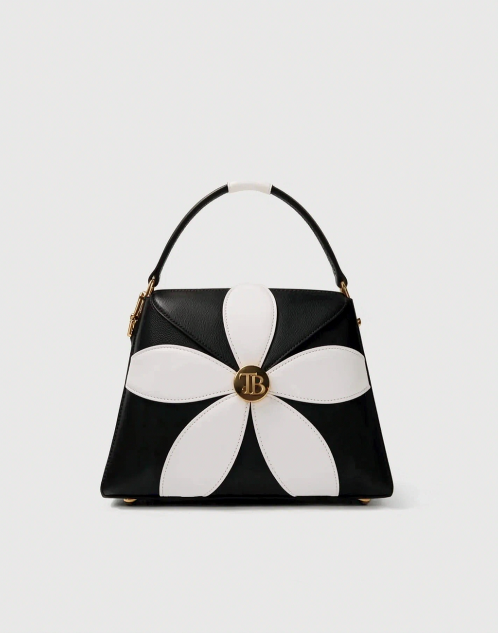 TB Damascina luxury Italian leather handbag
