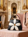 TB Damascina luxury Italian leather handbag